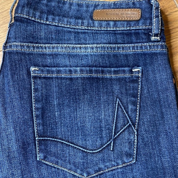 Articles of Society Kendra Baby Boot-cut Deep Sea Jeans - Picture 2 of 13